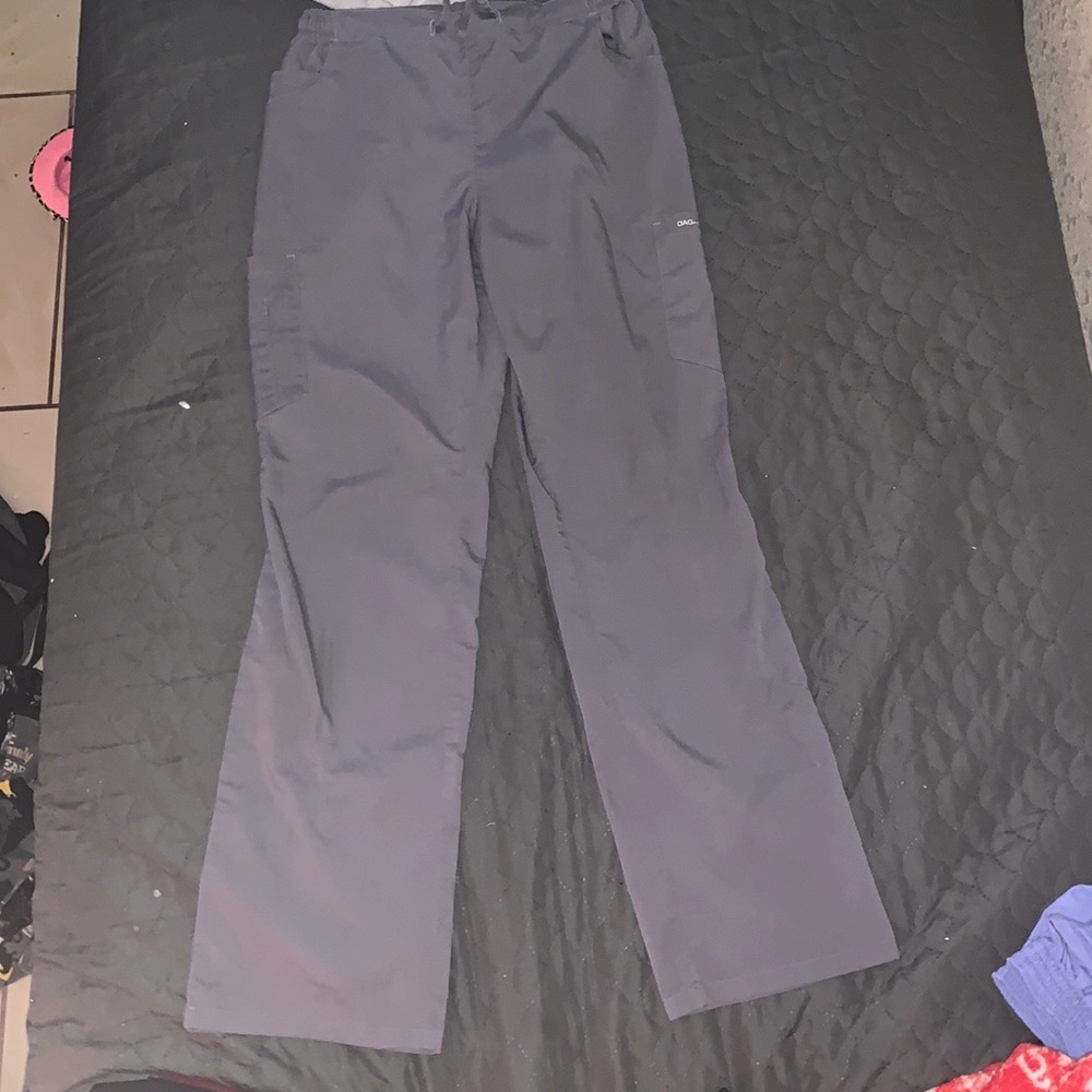 Gray scrubs